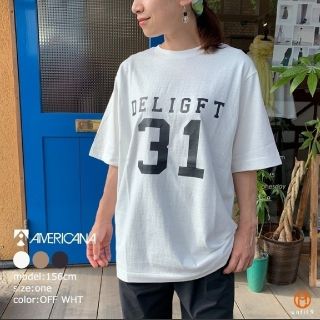 ドゥーズィエムクラス(DEUXIEME CLASSE)のAMERICANA 31プリント丸胴ショートスリーブTEE(Tシャツ(半袖/袖なし))