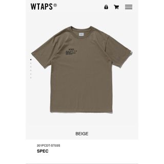 ダブルタップス(W)taps)のwtaps 20SS  SPEC サイズM 新品(Tシャツ/カットソー(半袖/袖なし))