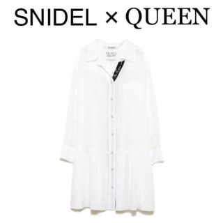 スナイデル(SNIDEL)の【新品】SNIDEL スナイデル QUEEN シャツワンピ【コラボ ワンピース】(ロングワンピース/マキシワンピース)