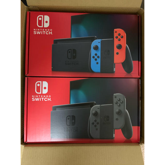 新品未使用 Nintendo Switch 任天堂 スイッチ 本体 2台セット 本物