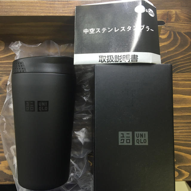 UNIQLO(ユニクロ)の【新品未使用品】UNIQLO ステンレスタンブラー320ml インテリア/住まい/日用品のキッチン/食器(タンブラー)の商品写真