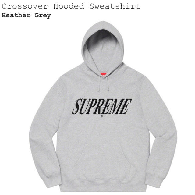 20ss Supreme Crossover Hooded Sweatshirt