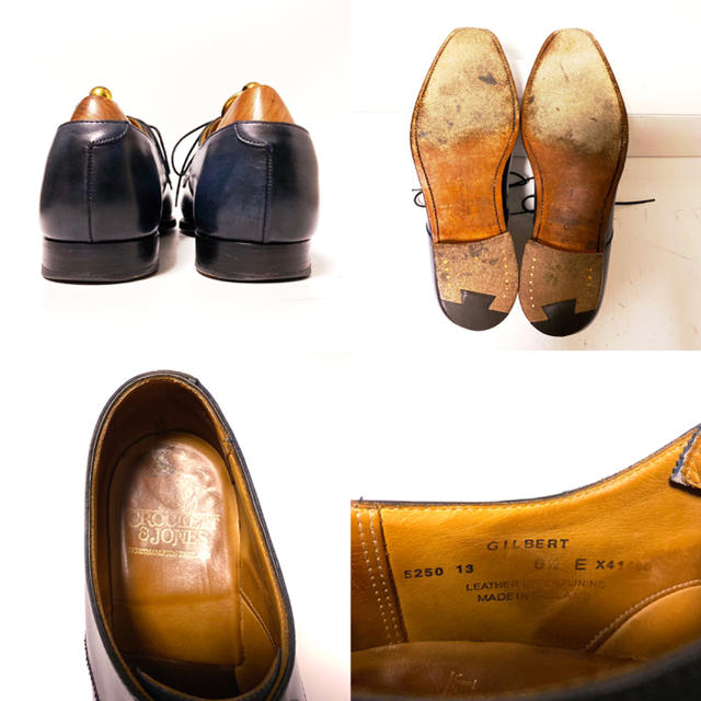 Crockett&Jones(クロケットアンドジョーンズ)の395.CROCKETT&JONES GILBERT ウィングチップ　6.5E メンズの靴/シューズ(ドレス/ビジネス)の商品写真