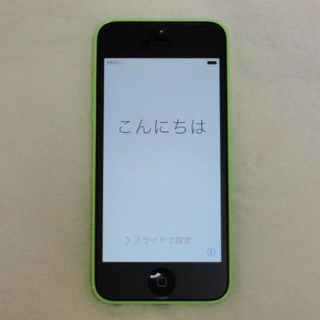 【美品】iPhone 5c Green 16 GB docomo