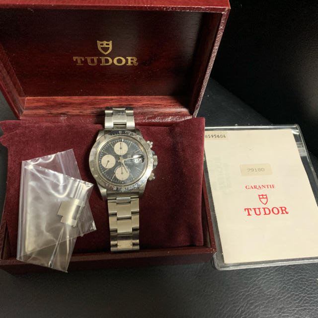 Tudor(チュードル)のTUDER クロノタイム　ロレックス竜頭　 メンズの時計(腕時計(アナログ))の商品写真