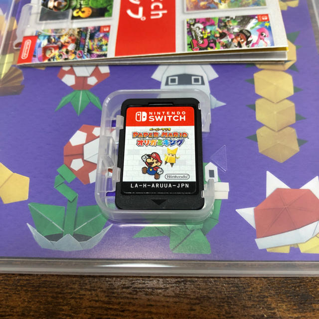 Nintendo Switch(ニンテンドースイッチ)の即発送可　美品　ペーパーマリオ　オリガミキング エンタメ/ホビーのゲームソフト/ゲーム機本体(家庭用ゲームソフト)の商品写真