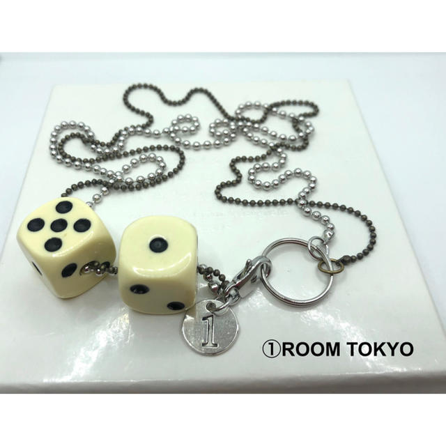 ①ROOM TOKYO ハンドメイド　マルジェラ　ダイスネックレス