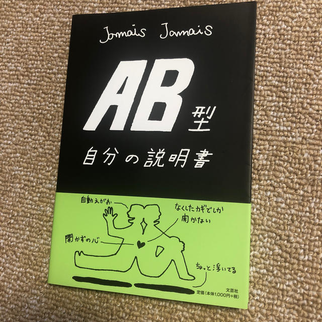 ＡＢ型自分の説明書 エンタメ/ホビーの本(その他)の商品写真