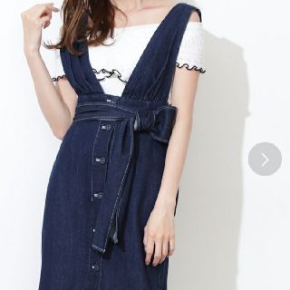 ジルバイジルスチュアート(JILL by JILLSTUART)の新品　みゃお様専用　JILL by JILLSTUART　リボンジャンスカ(ひざ丈ワンピース)