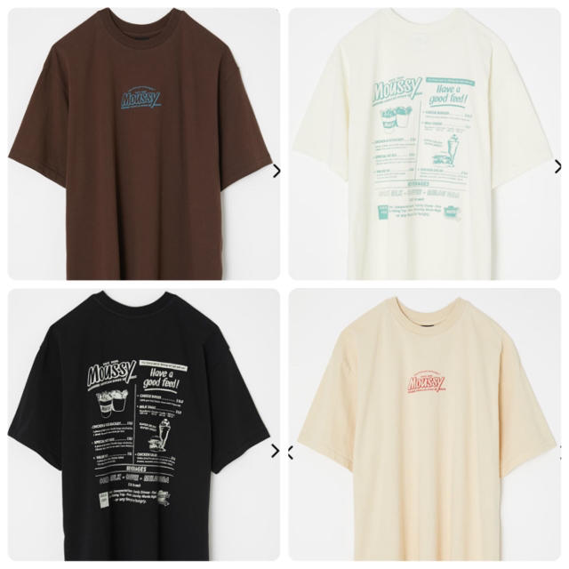 今季新作完売♡MOUSSY SOUVENIR DINER Tシャツ