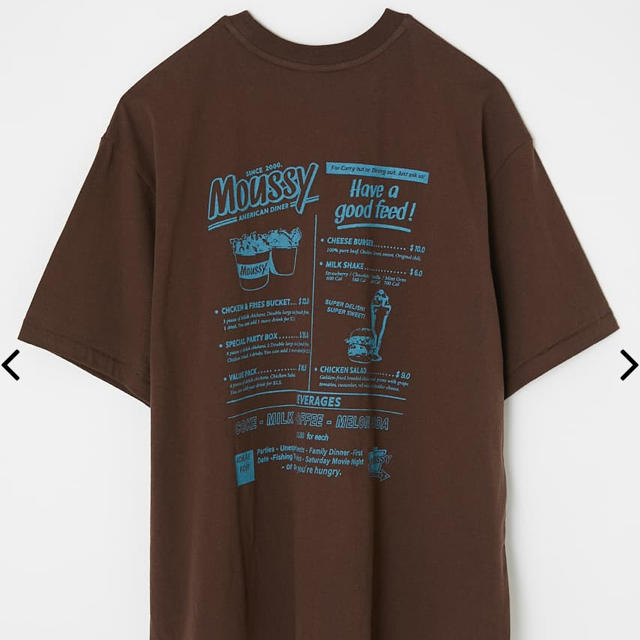 moussy(マウジー)の今季新作完売♡MOUSSY SOUVENIR DINER Tシャツ レディースのトップス(Tシャツ(半袖/袖なし))の商品写真