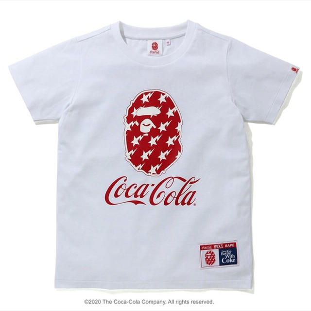 アベイシングエイプ A BATHING APE x COCA COLA Tシャツ