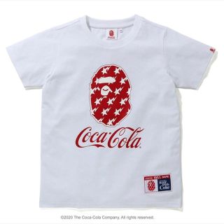 アベイシングエイプ(A BATHING APE)の【新品】A BATHING APE x Coca-Cola コラボTシャツ S(Tシャツ(半袖/袖なし))