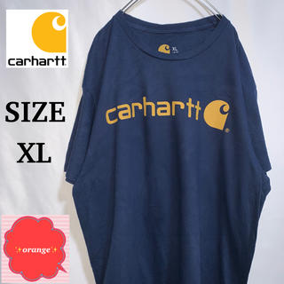 カーハート(carhartt)の【人気】carhartt カーハート　Tシャツ　ネイビー　ゆるだぼ　XL(Tシャツ/カットソー(半袖/袖なし))