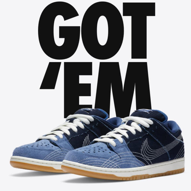 NIKE(ナイキ)のNIKE SB DUNK LOW "DENIM GUM" メンズの靴/シューズ(スニーカー)の商品写真