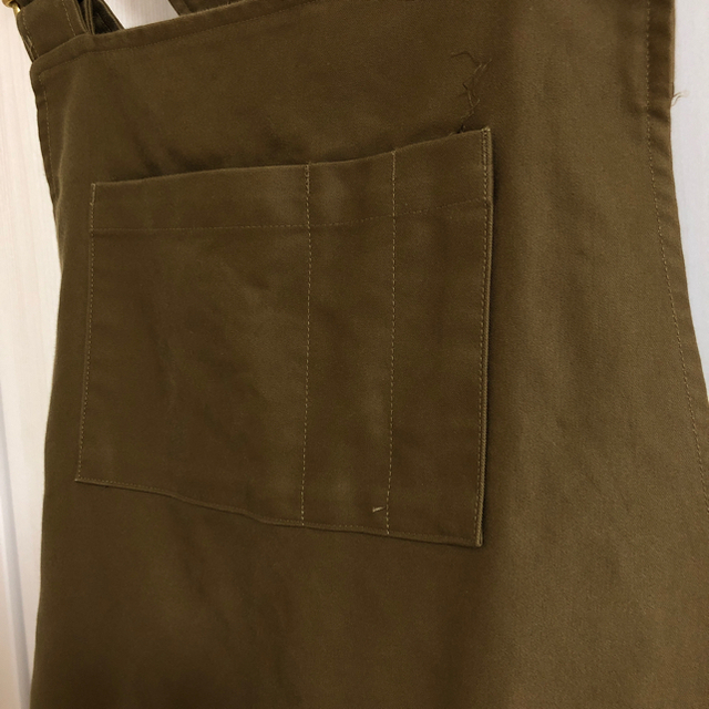 NEAT GIZA MOLESKIN OVERALL KHAKI サイズL メンズのパンツ(サロペット/オーバーオール)の商品写真