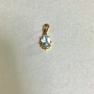 ジュエリーマキ(ジュエリーマキ)の☆ SALE❗️未使用　美品　スカイブルートパーズ　k18 ペンダント　トップ☆(ネックレス)