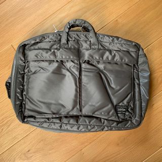 ポーター(PORTER)の【美品】タンカー 3wayブリーフケース シルバー(ビジネスバッグ)