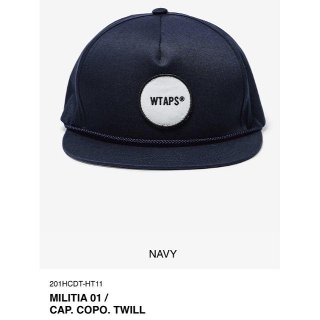帽子20SS WTAPS MILITIA 01 / CAP. COPO. TWILL