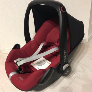 マキシコシ(Maxi-Cosi)のマキシコシ チャイルドシート ペブル ロビンレッド　ISOFIX対応　おまけ付き(自動車用チャイルドシート本体)