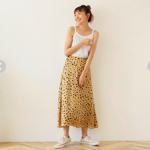 TODAYFUL(トゥデイフル)のF.DOM☆レオパードスカート☆美品 レディースのスカート(ロングスカート)の商品写真