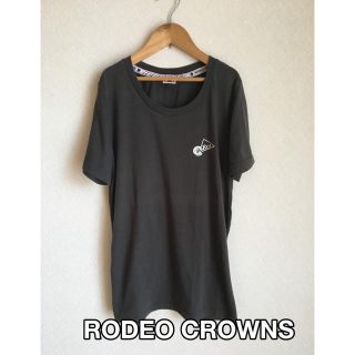 ロデオクラウンズ(RODEO CROWNS)のRODEO CROWNS ロデオクラウンズ バックプリントTシャツ グレー(Tシャツ(半袖/袖なし))