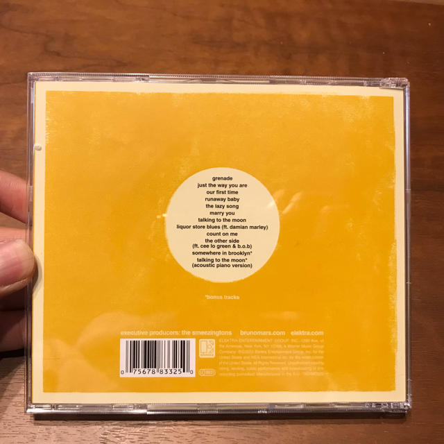 Doo-Wops & Hooligans/Bruno Mars エンタメ/ホビーのCD(ポップス/ロック(洋楽))の商品写真