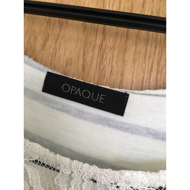 OPAQUE(オペーク)のopaque ワンピース チュニック　レース レディースのワンピース(ひざ丈ワンピース)の商品写真