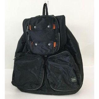 ポーター(PORTER)の美品！ポーター リュック 22L ブラック タンカー(リュック/バックパック)