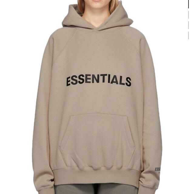 【S】FOG Fear Of God Essentials/パーカー/ベージュ