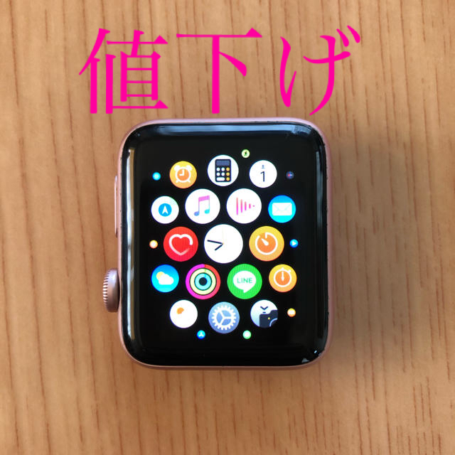 傷無し美品!Apple Watch Sport ローズゴールド 42mm 本体