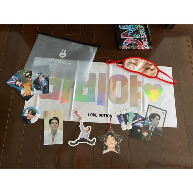 iKON(アイコン)のikon bobby スローガン　アイマスク　グッズ エンタメ/ホビーのCD(K-POP/アジア)の商品写真