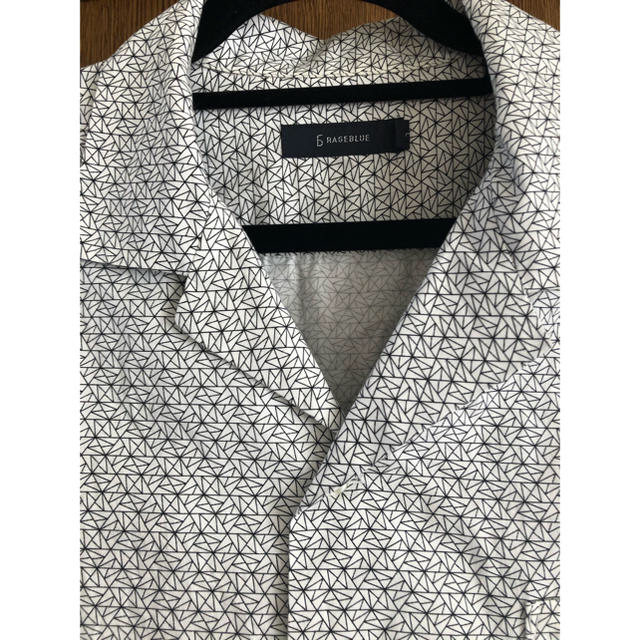 RAGEBLUE(レイジブルー)のRAGEBLUE 半袖オープンカラー　開襟シャツ メンズのトップス(シャツ)の商品写真