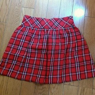 ニシマツヤ(西松屋)のミニスカート　タータンチェック　150(スカート)