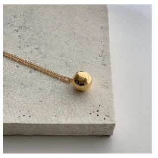 ●CHIEKO＋　wonky ball necklace † gold●(ネックレス)