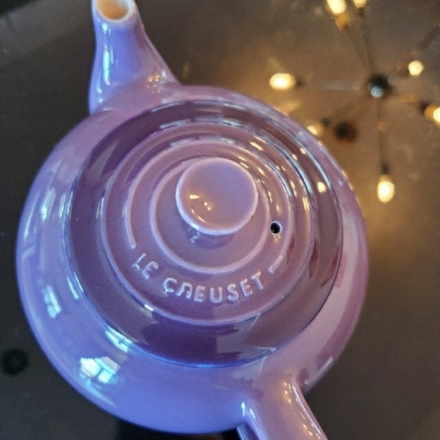 LE CREUSET(ルクルーゼ)のル・クルーゼ　ティーポット　used インテリア/住まい/日用品のキッチン/食器(食器)の商品写真