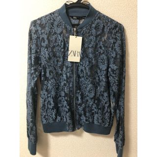 ザラ(ZARA)の【新品タグ付】ZARA☆レースブルゾン(ブルゾン)