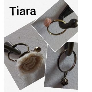 ティアラ(tiara)のTiaraティアラ フリーサイズリング三点セット(リング(指輪))