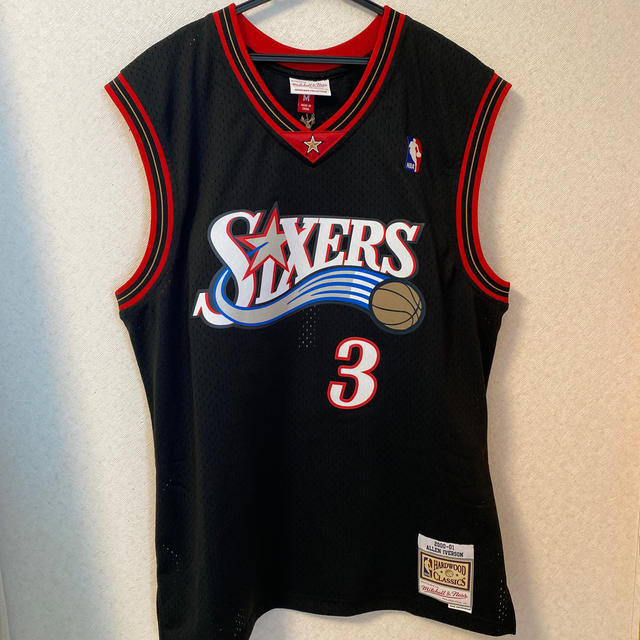 新品　NBA　ユニフォーム　タンクトップ　メンズM　アイバーソン　SIXERS