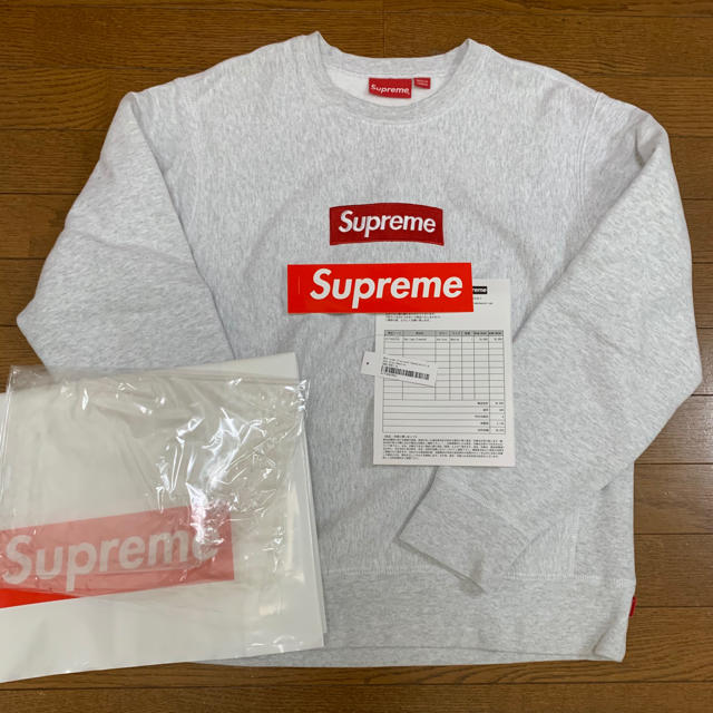 Supreme(シュプリーム)の2018AW Supreme BOX LOGO Crewneck AshGrey メンズのトップス(スウェット)の商品写真