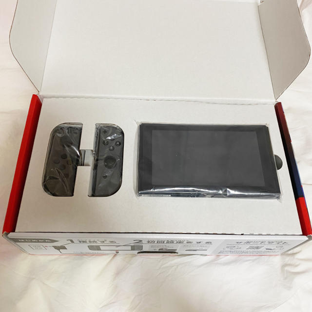 新型 Nintendo Switch 本体 Joy-Con(L)/(R) グレー