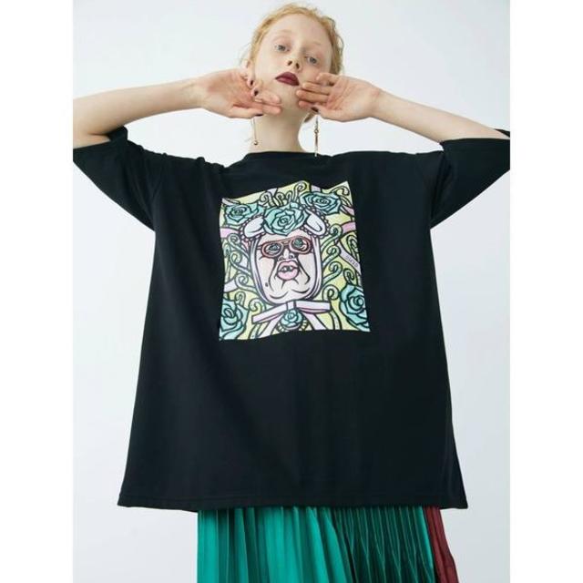 アイボリー×レッド 値下げUN3Dアンスリード×くっきーコラボTシャツ
