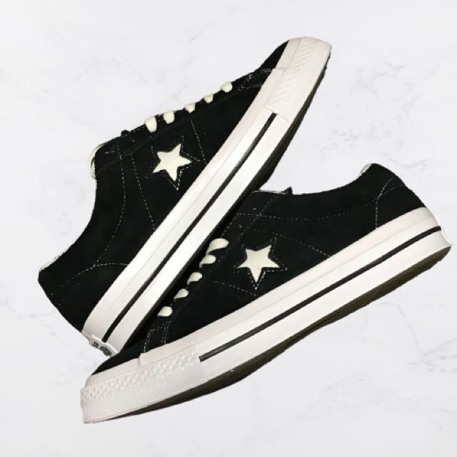 新品 26 one star BLACK suede ワンスター ct70