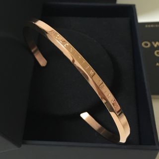 ダニエルウェリントン(Daniel Wellington)のダニエルウェリントン　バングル　ローズゴールド　L(バングル/リストバンド)