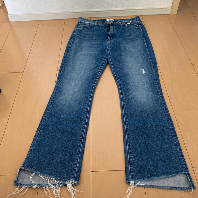 L'Appartement DEUXIEME CLASSE(アパルトモンドゥーズィエムクラス)のMOTHER insidercrop BLUE DENIM  レディースのパンツ(デニム/ジーンズ)の商品写真