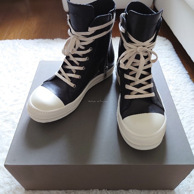 公式サイト Rick Owens - Rick Owens Hi Top Sneakers Ramones 41