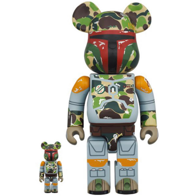 BE@RBRICK BAPE BOBA FETT 100% & 400%