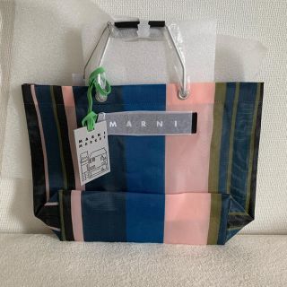 マルニ(Marni)の【新品未使用】MARNI マルニ　ストライプバッグ(トートバッグ)