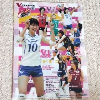 月刊バレーボール付録クリアファイル(スポーツ選手)