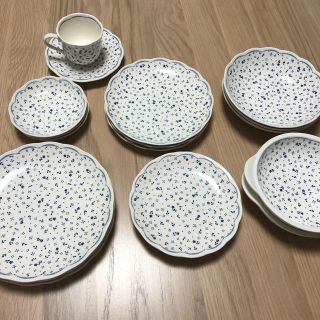 ニッコー(NIKKO)の【NIKKO】テーブルウェア7種18枚セット　美品(食器)